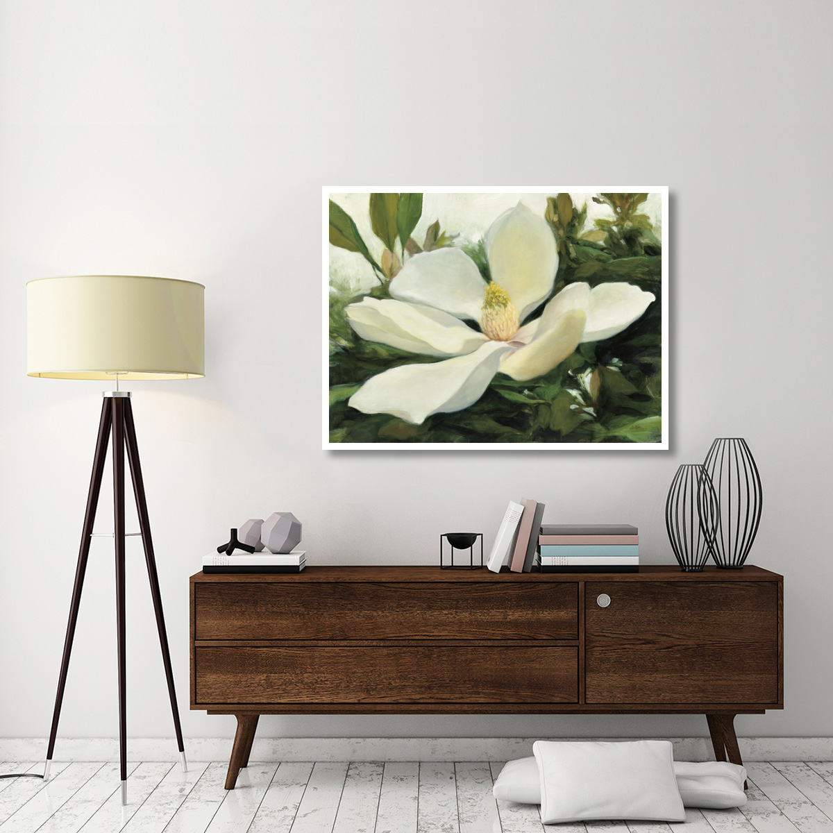 Majestic Magnolia -Paper Art-50&quotx38"