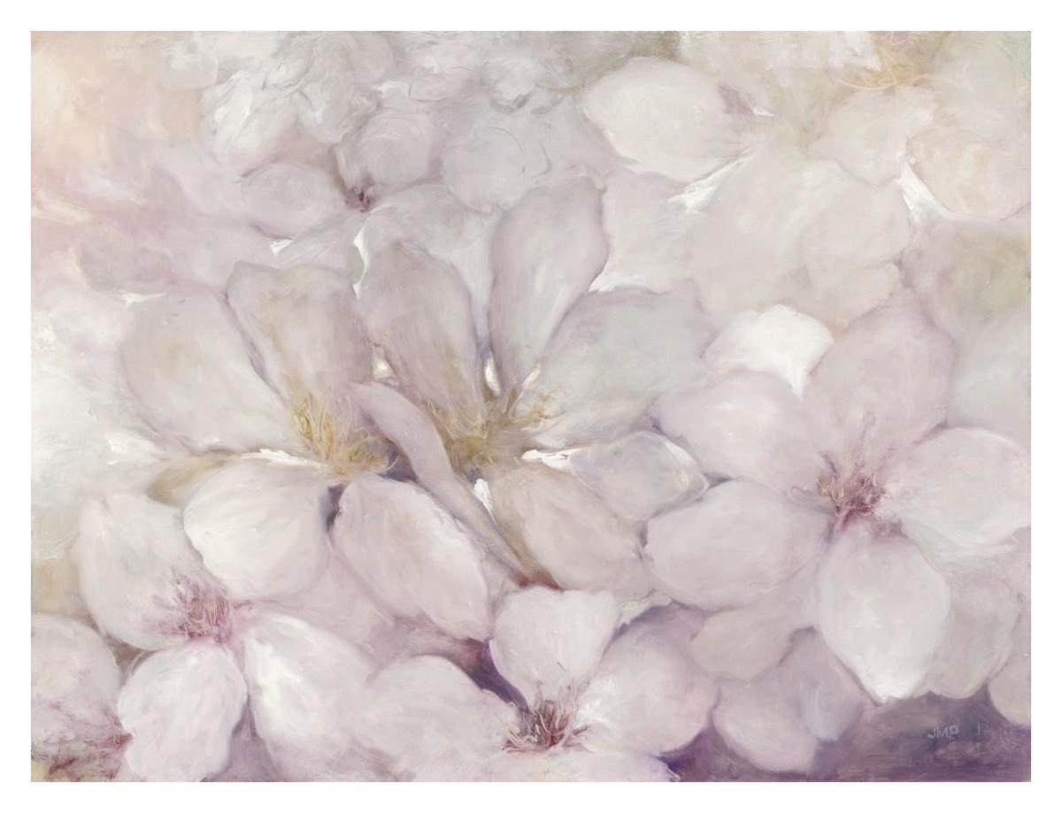 Apple Blossoms -Paper Art-18"x14"