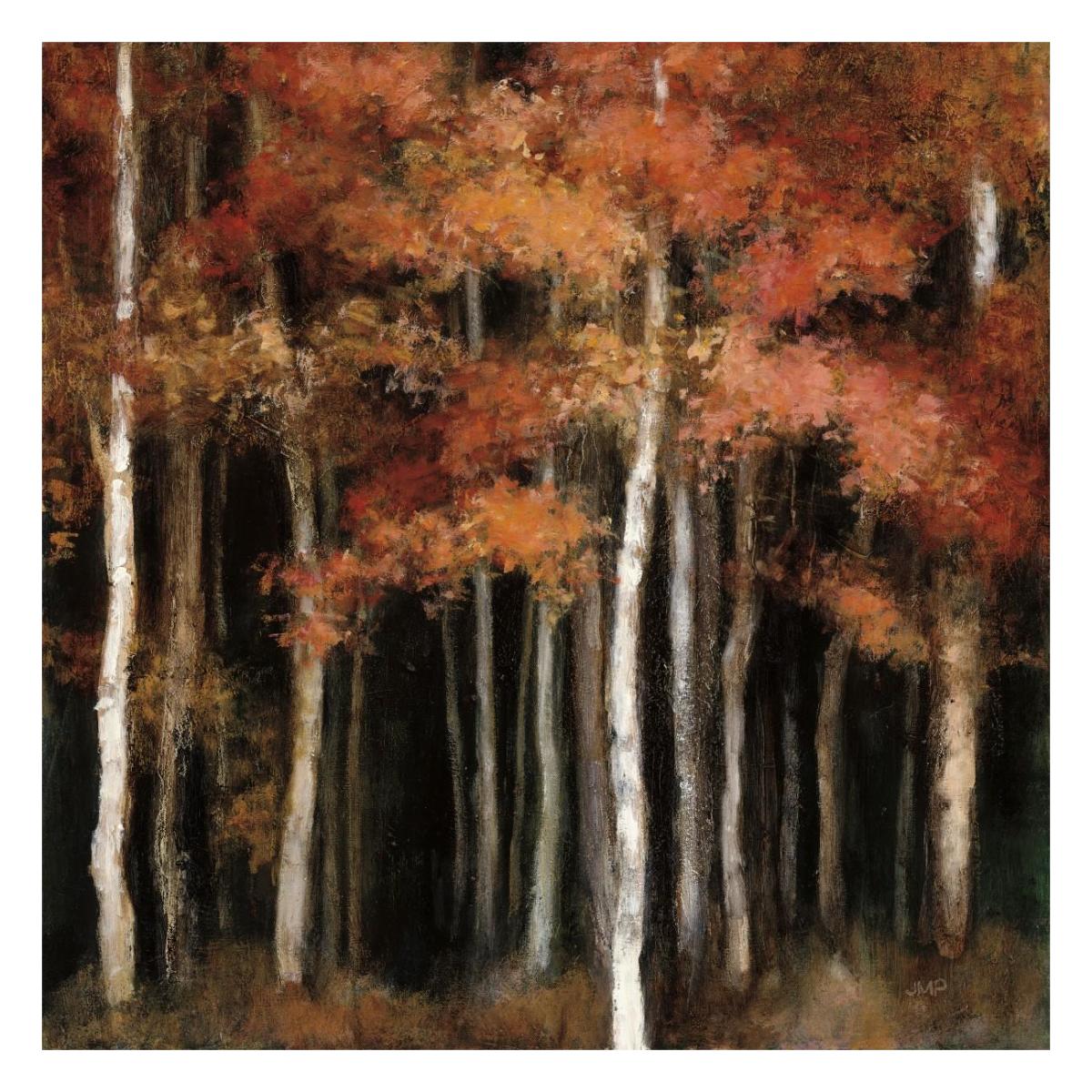 October Woods -Paper Art-26"x26"