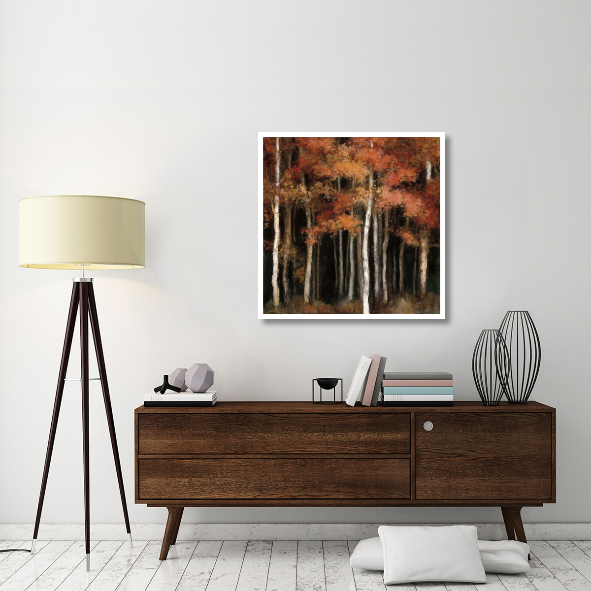 October Woods -Paper Art-38&quotx38"
