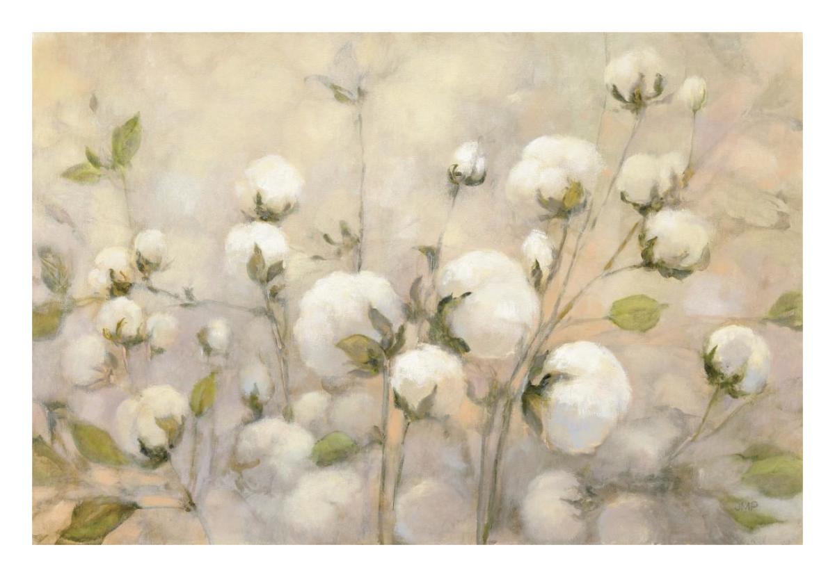 Cotton Field -Paper Art-26"x18"