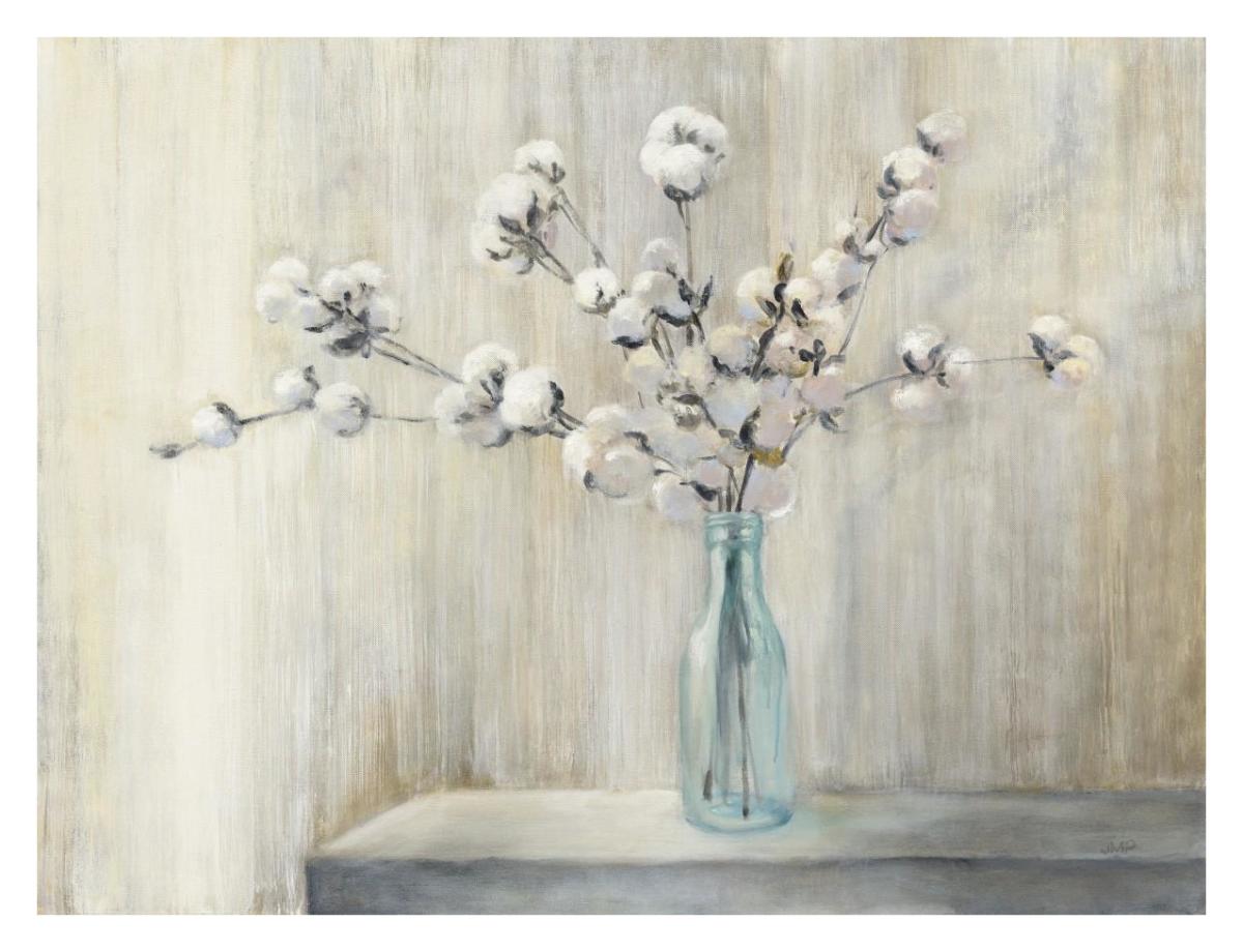 Cotton Bouquet -Paper Art-34"x26"
