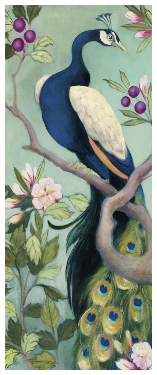 Pretty Peacock I -Paper Art-32"x77"