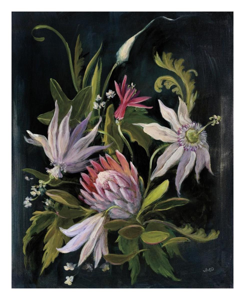 Flower Show I -Paper Art-22"x26"