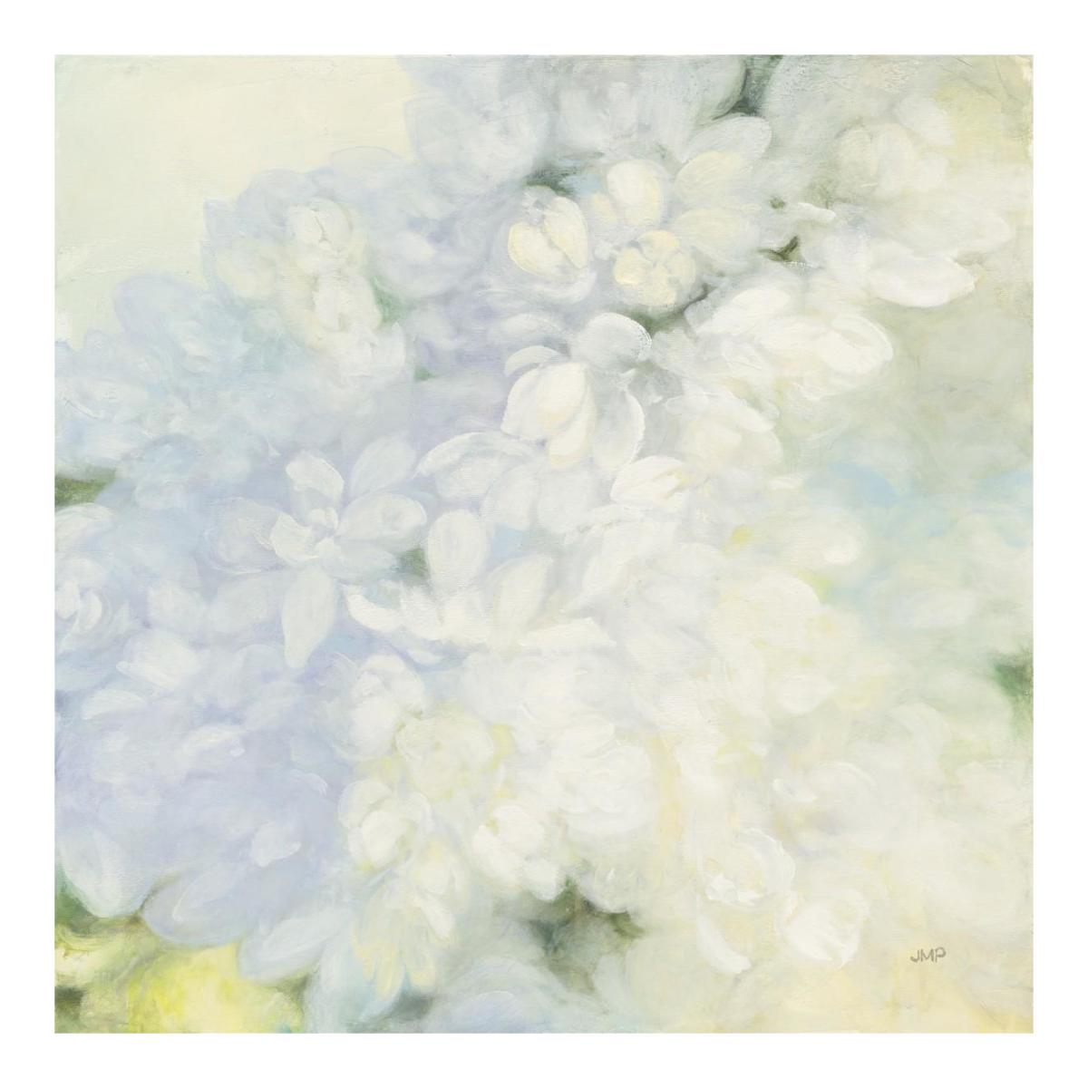 White Lilacs -Paper Art-20"x20"