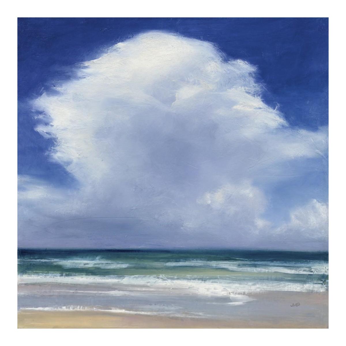 Beach Clouds II -Paper Art-20"x20"