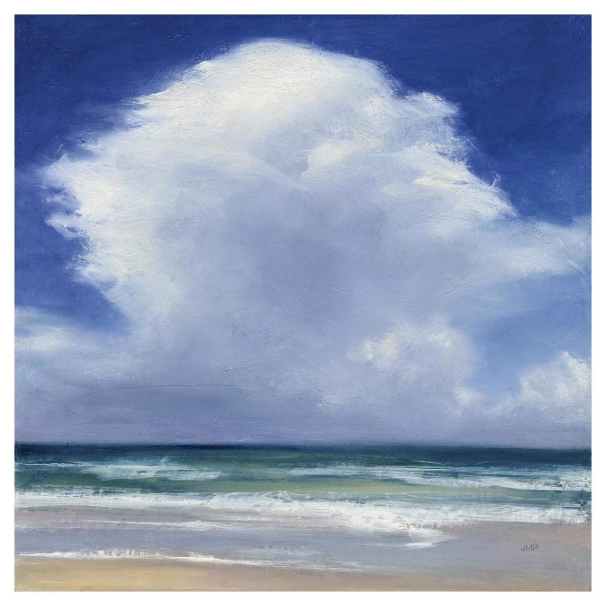 Beach Clouds II -Paper Art-42"x42"