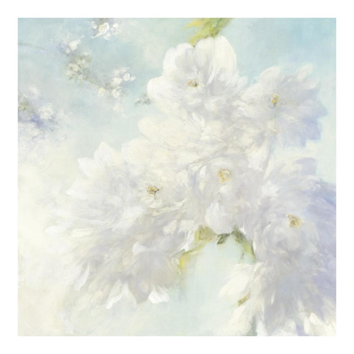 Pear Blossoms Bright -Paper Art-20"x20"