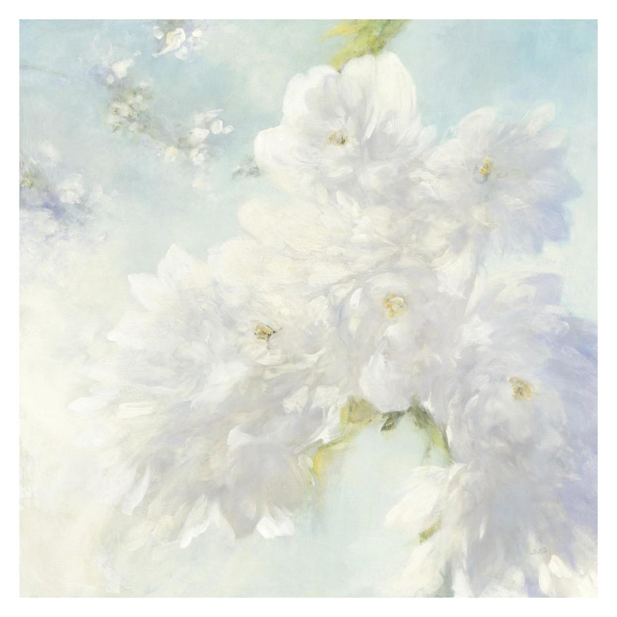 Pear Blossoms Bright -Paper Art-32"x32"