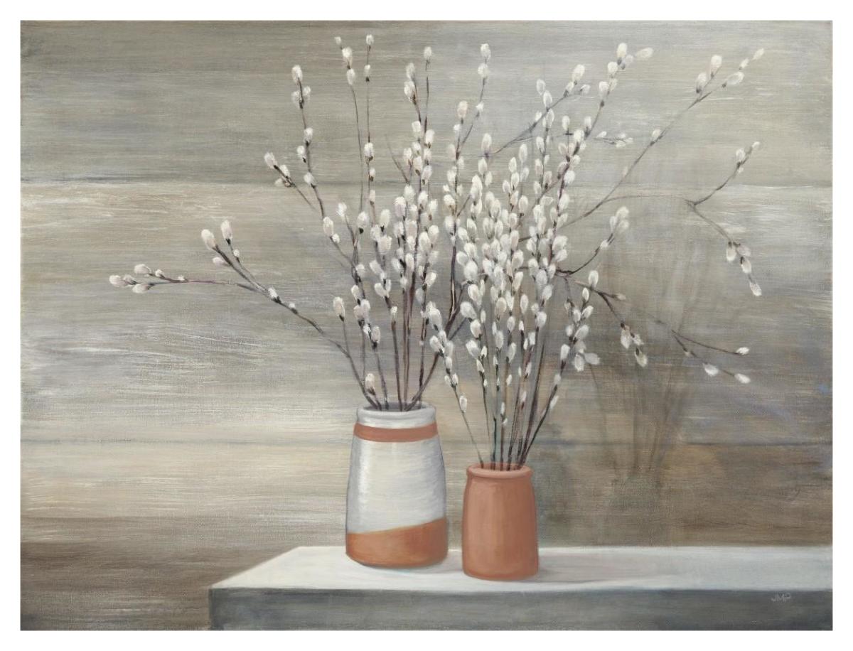 Pussy Willow Still Life -Paper Art-42"x32"
