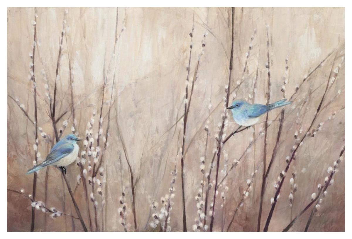 Pretty Birds -Paper Art-50"x34"