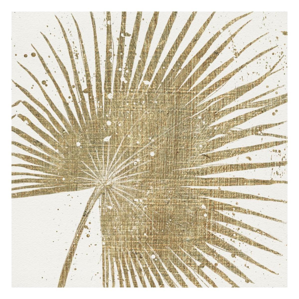 Gold Leaves II -Paper Art-26"x26"