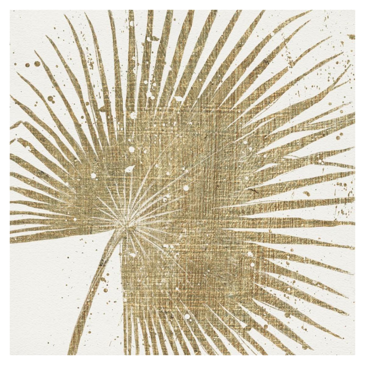 Gold Leaves II -Paper Art-38"x38"