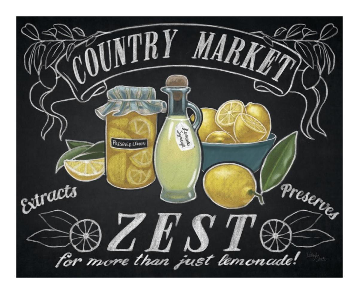 Farm Fresh V -Paper Art-22"x18"