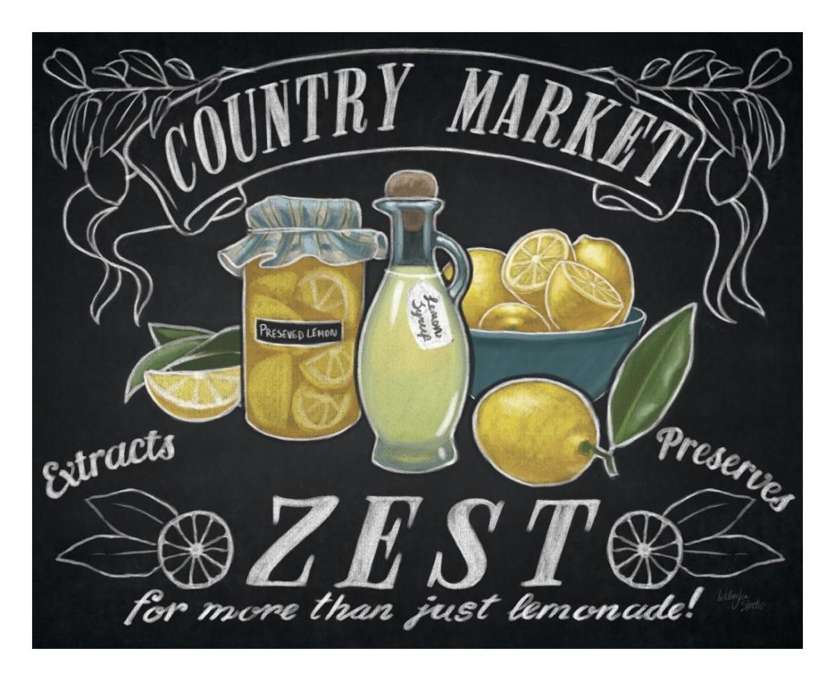 Farm Fresh V -Paper Art-26"x22"