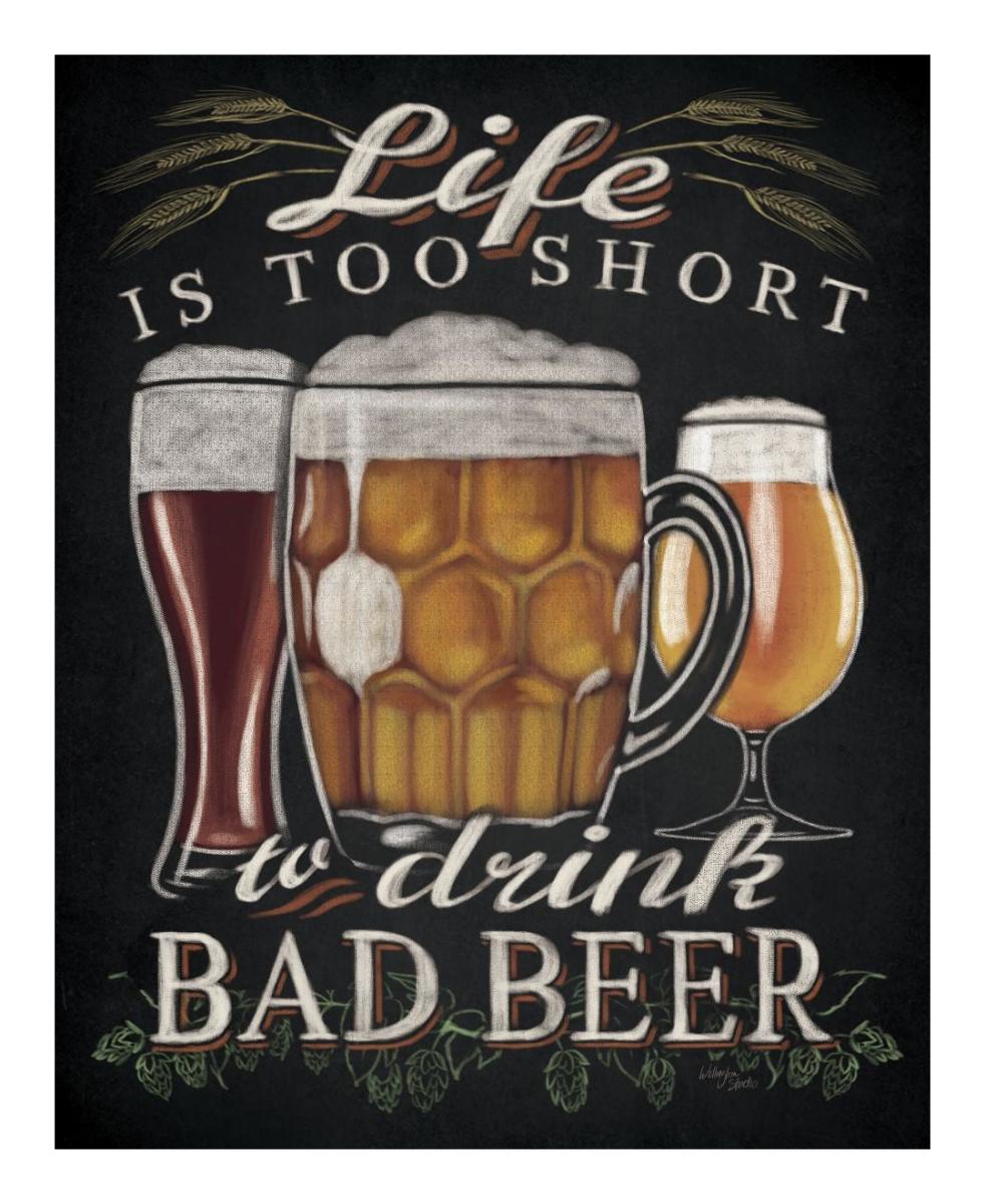 Beer O Clock II -Paper Art-18"x22"