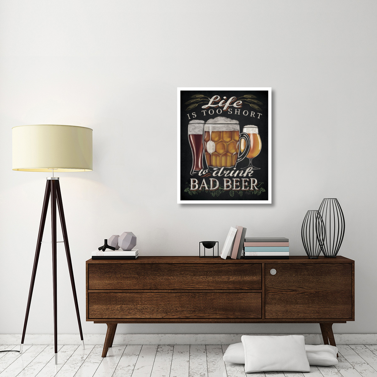 Beer O Clock II -Paper Art-30&quotx37"