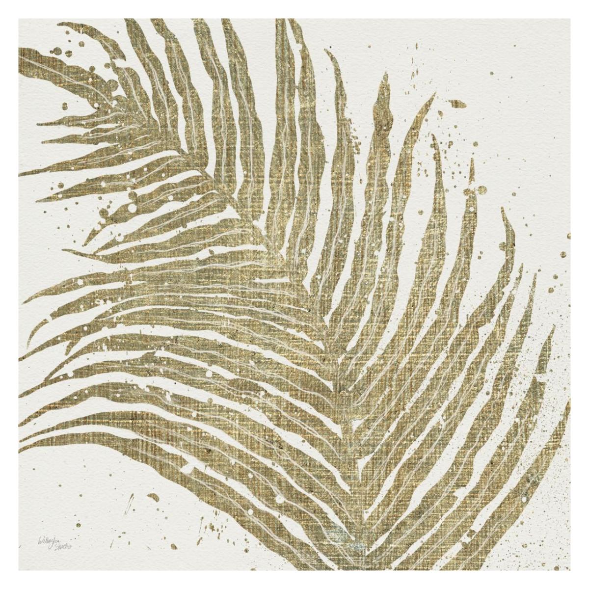 Gold Leaves I -Paper Art-32"x32"