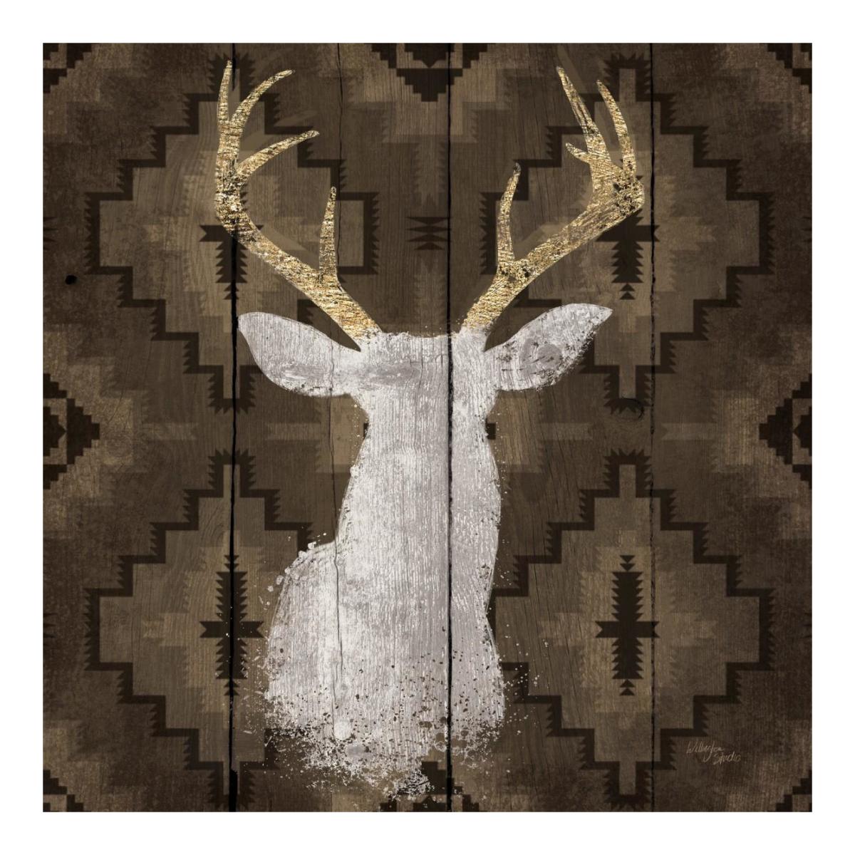 Precious Antlers I -Paper Art-20"x20"