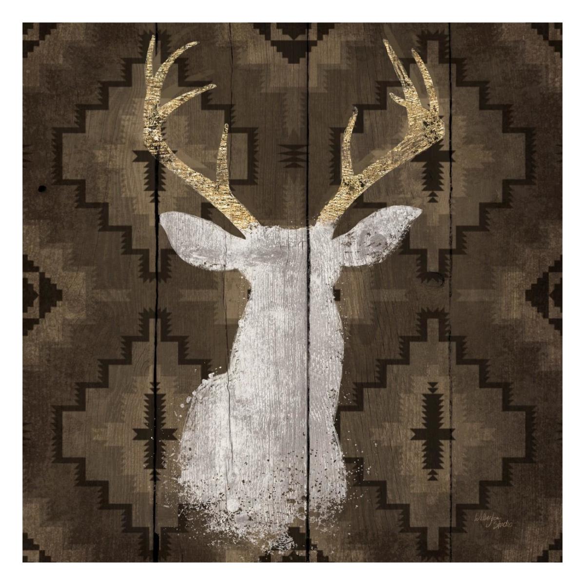 Precious Antlers I -Paper Art-26"x26"
