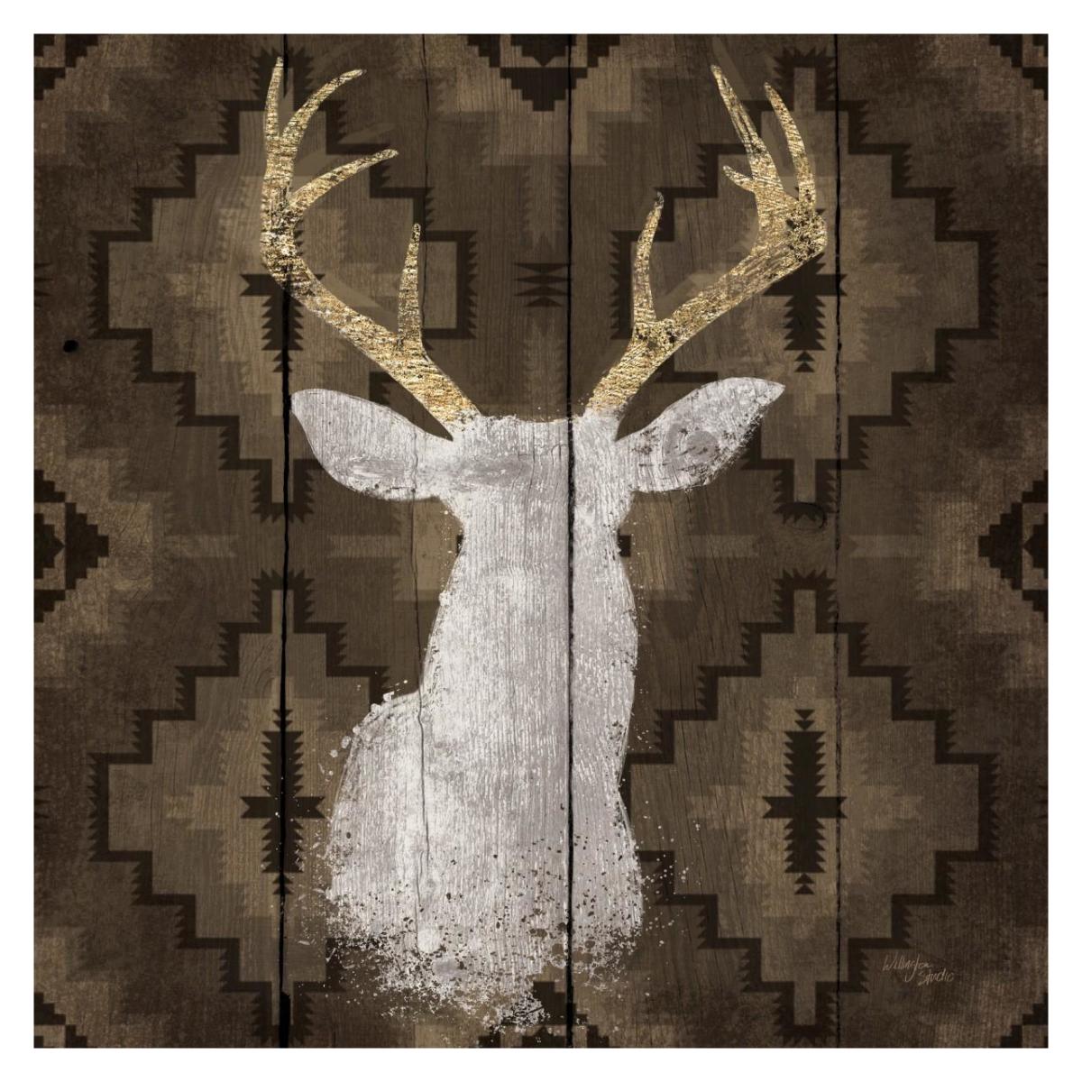 Precious Antlers I -Paper Art-32"x32"