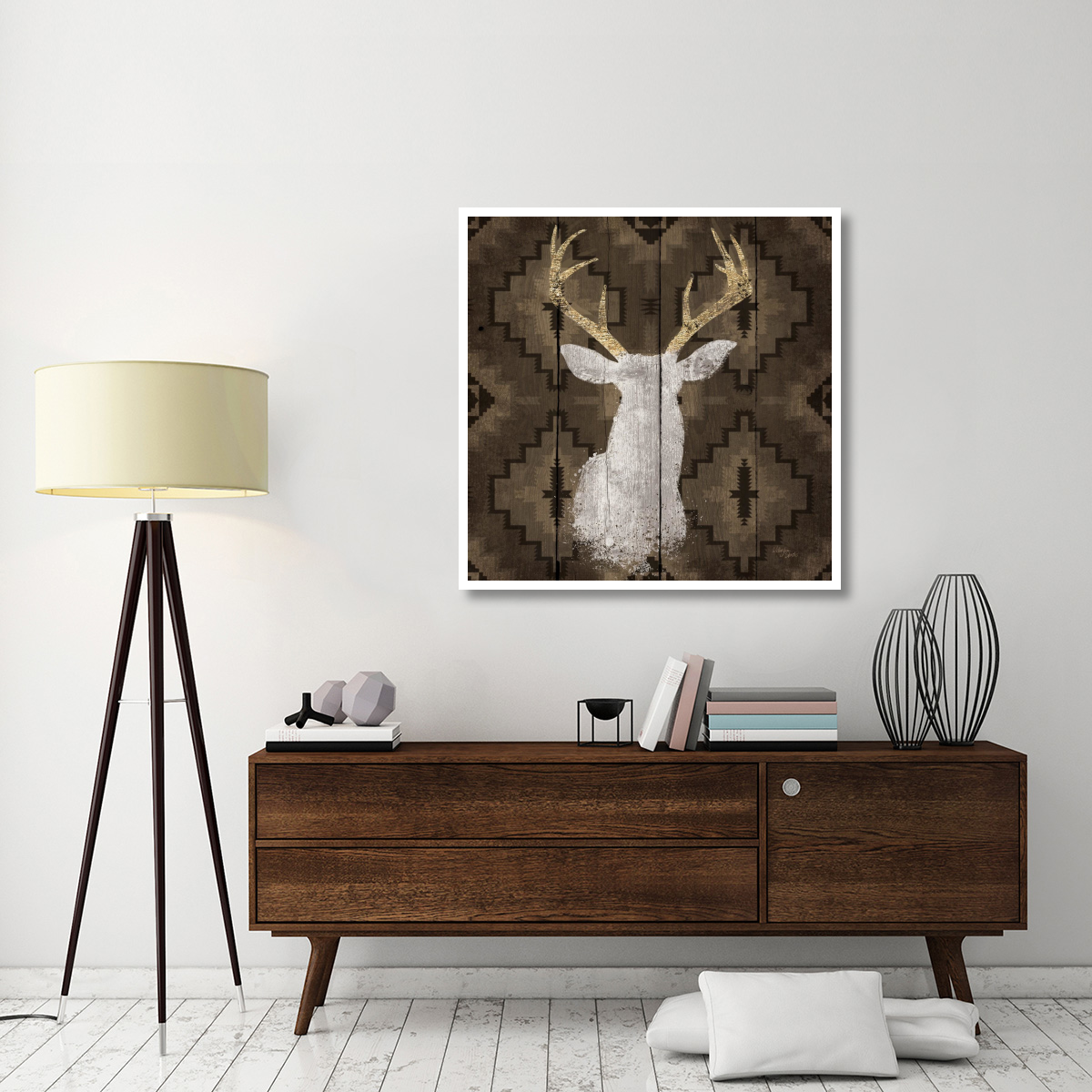 Precious Antlers I -Paper Art-42&quotx42"