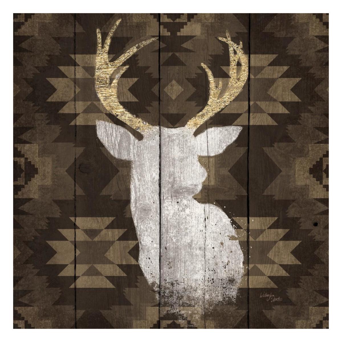 Precious Antlers II -Paper Art-26"x26"