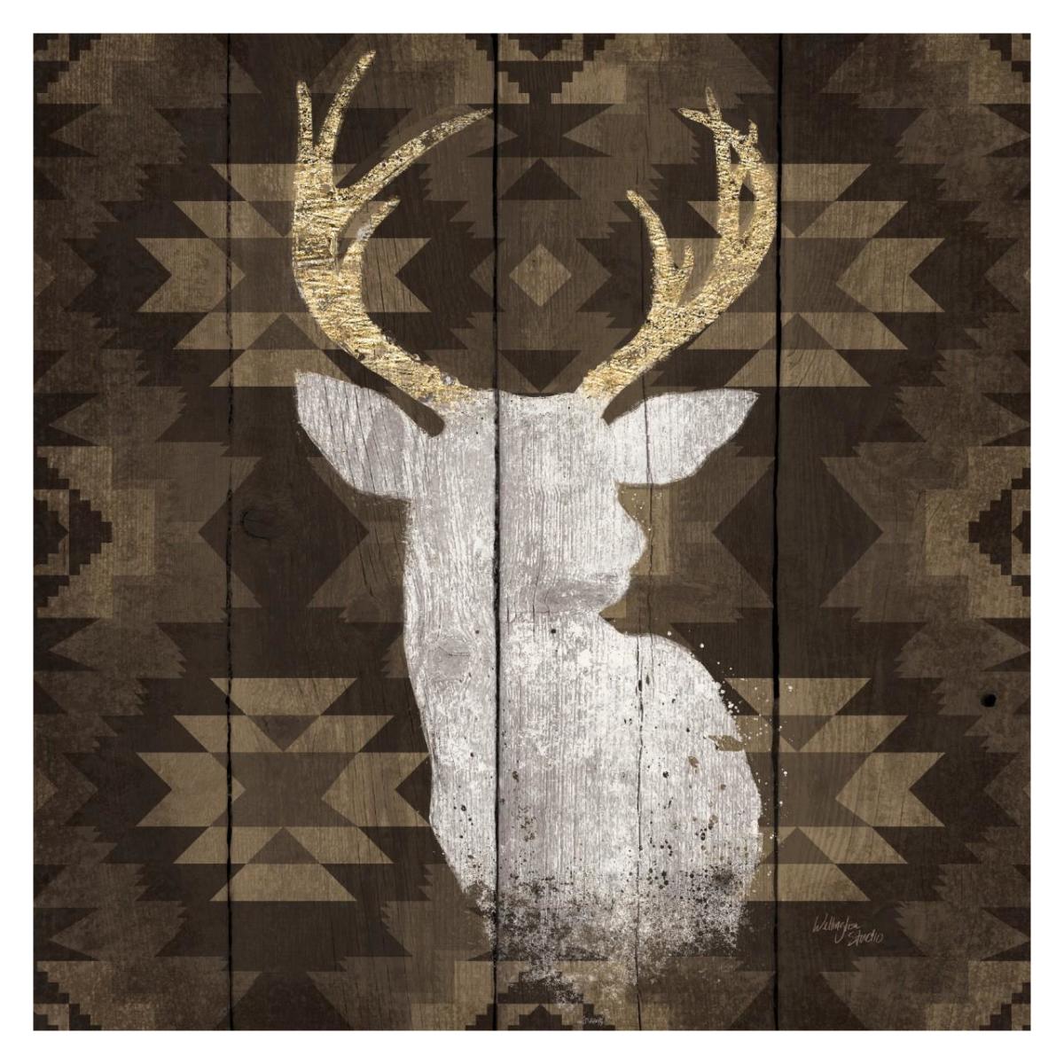 Precious Antlers II -Paper Art-32"x32"