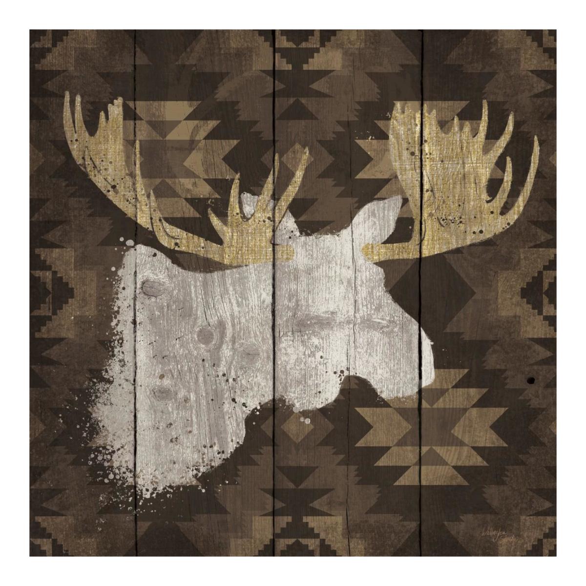 Precious Antlers IV -Paper Art-20"x20"