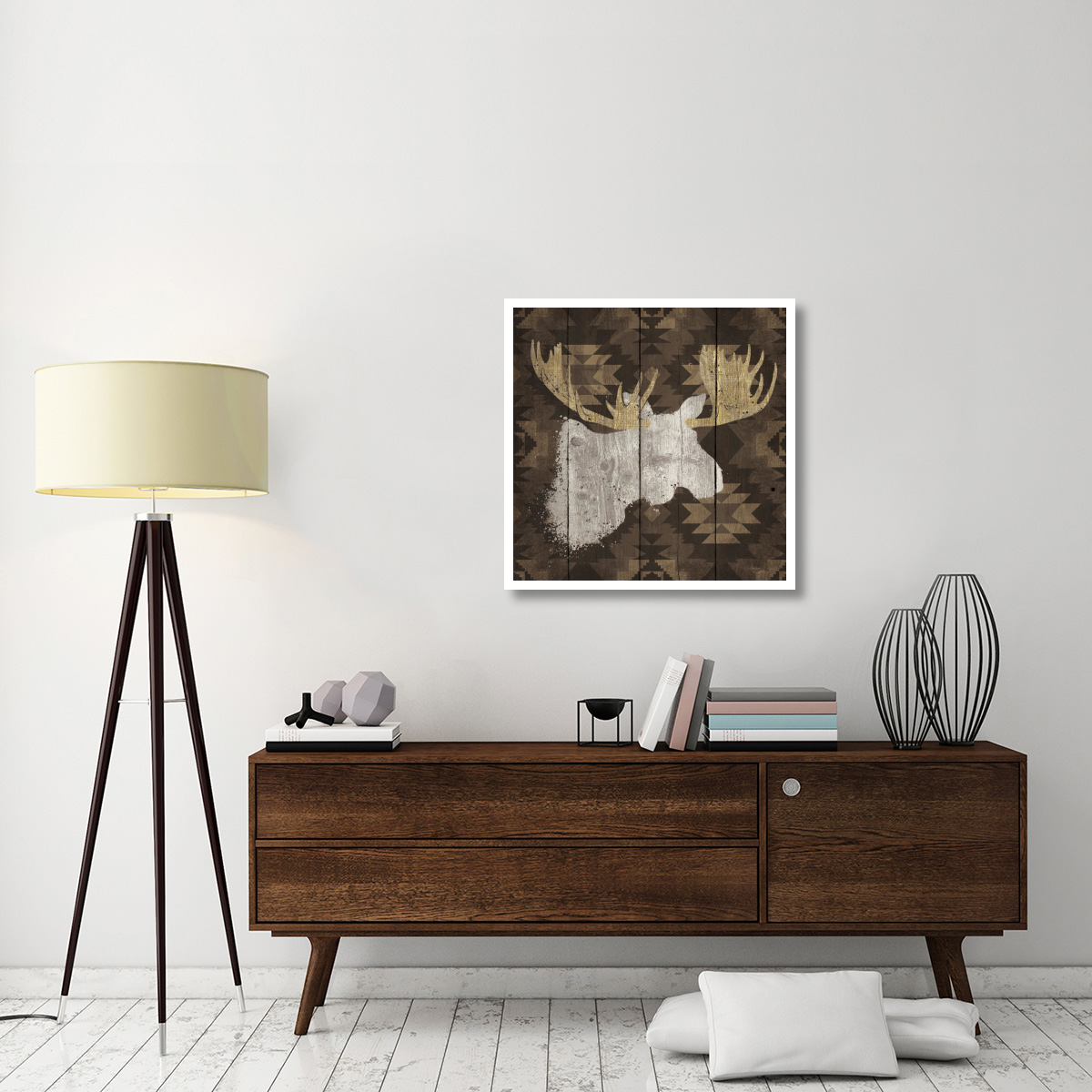Precious Antlers IV -Paper Art-32&quotx32"