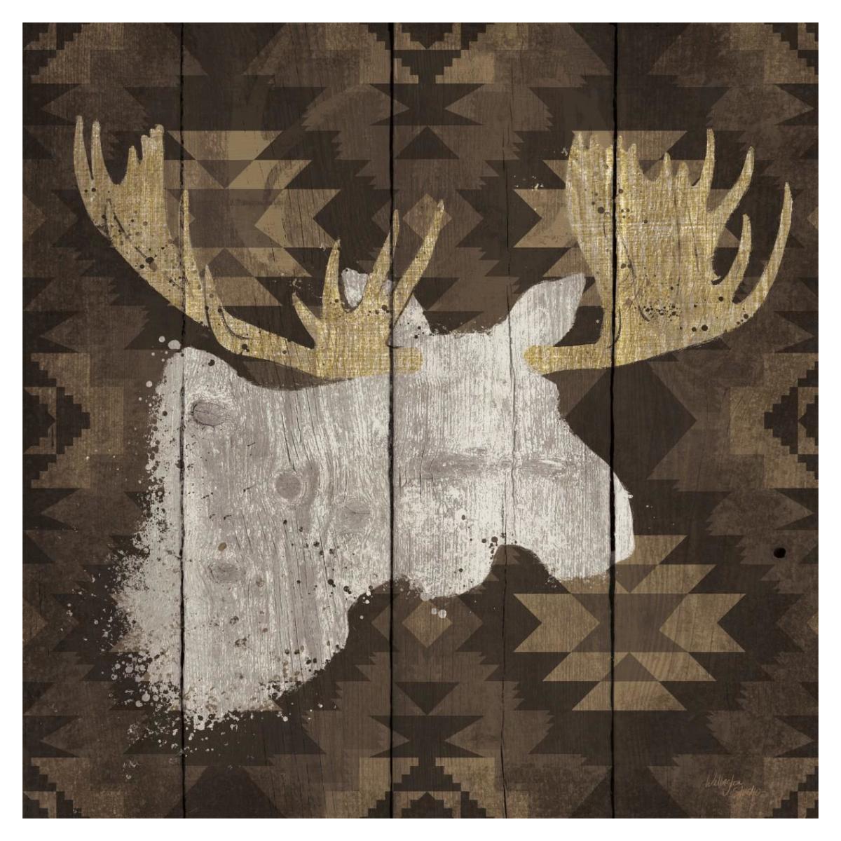Precious Antlers IV -Paper Art-38"x38"