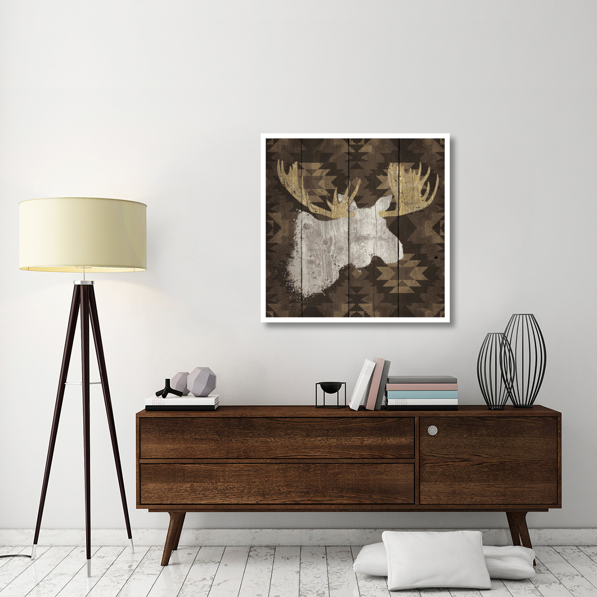 Precious Antlers IV -Paper Art-38&quotx38"