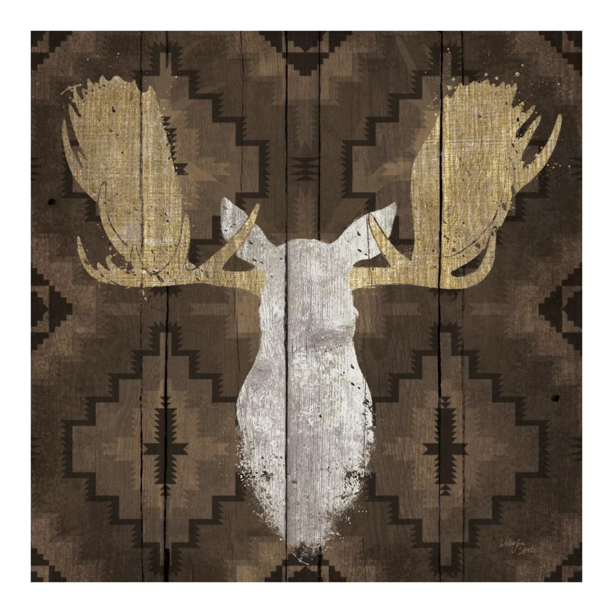 Precious Antlers III -Paper Art-20"x20"