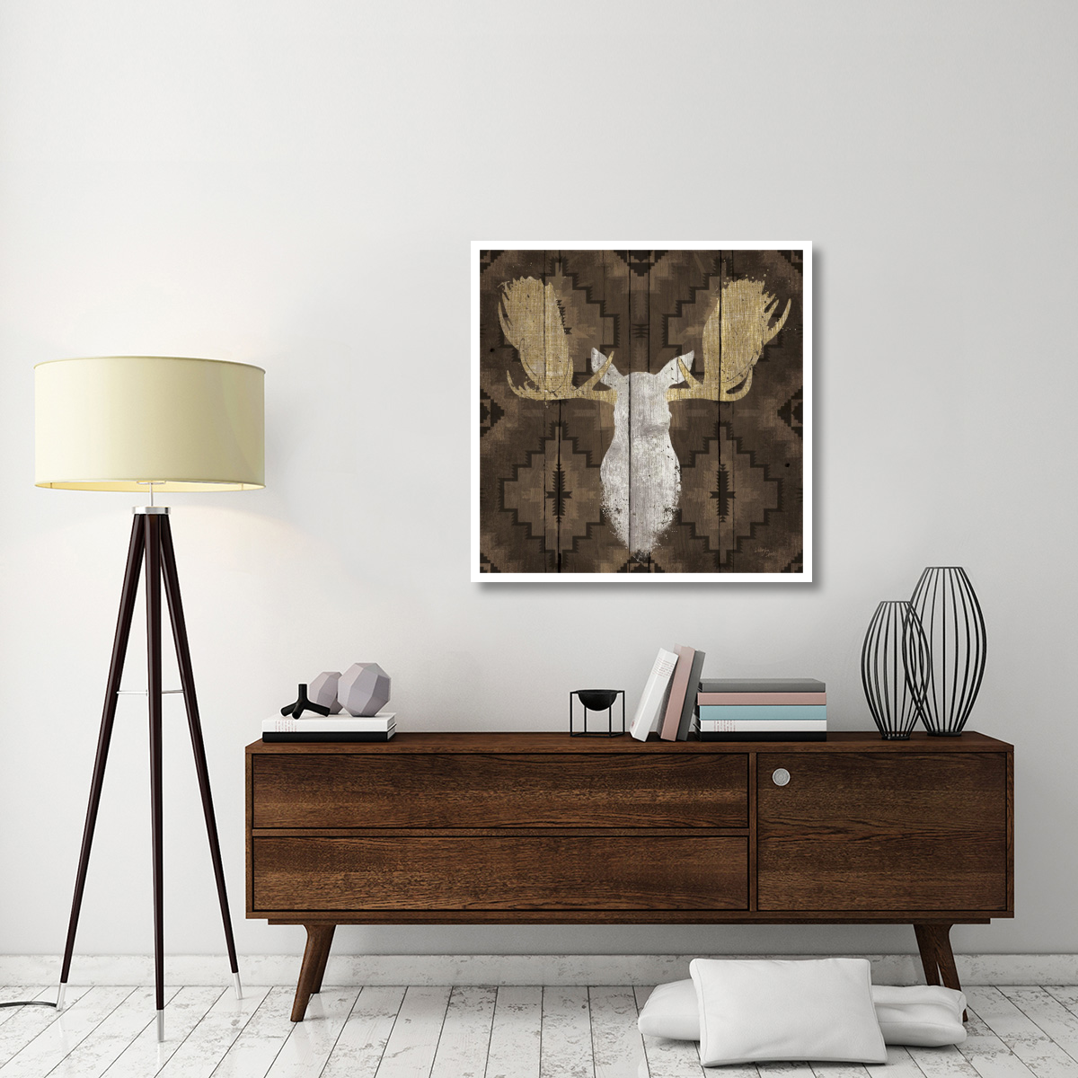 Precious Antlers III -Paper Art-38&quotx38"