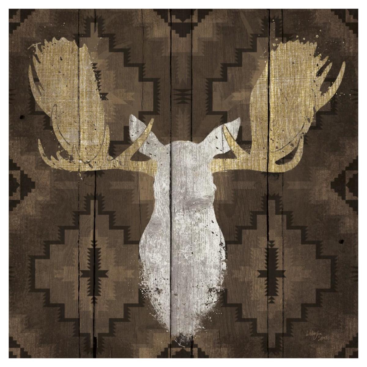 Precious Antlers III -Paper Art-42"x42"