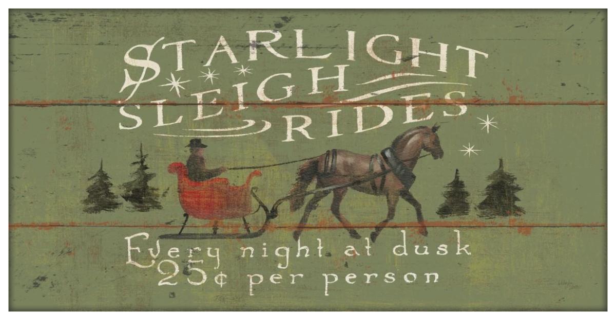 Holiday Signs II Panel -Paper Art-74"x38"