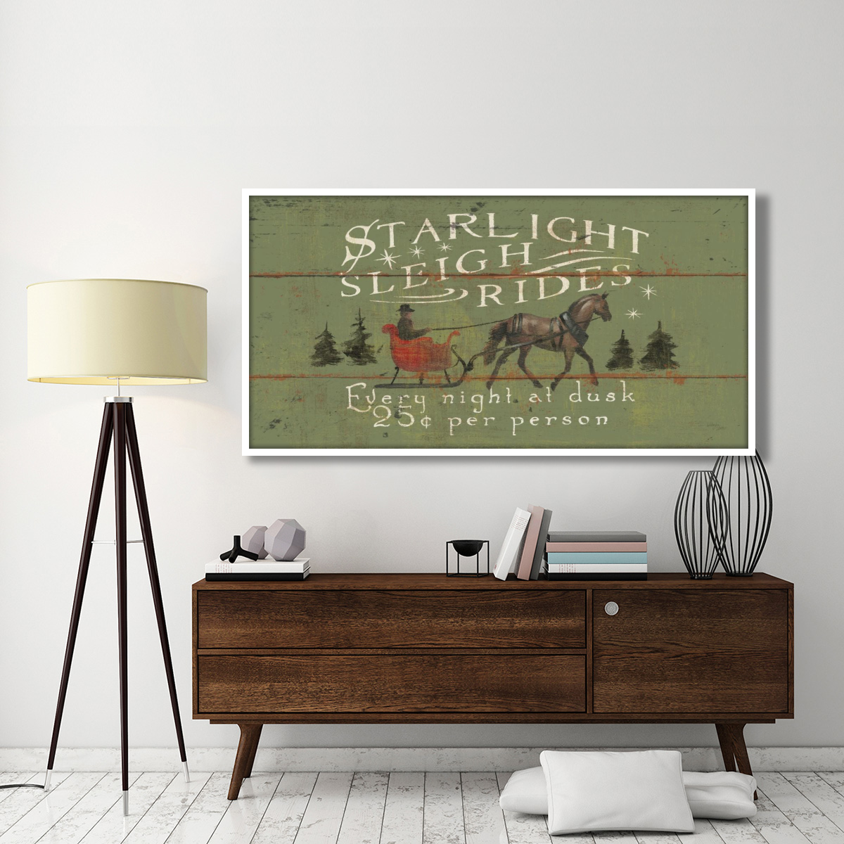 Holiday Signs II Panel -Paper Art-74&quotx38"