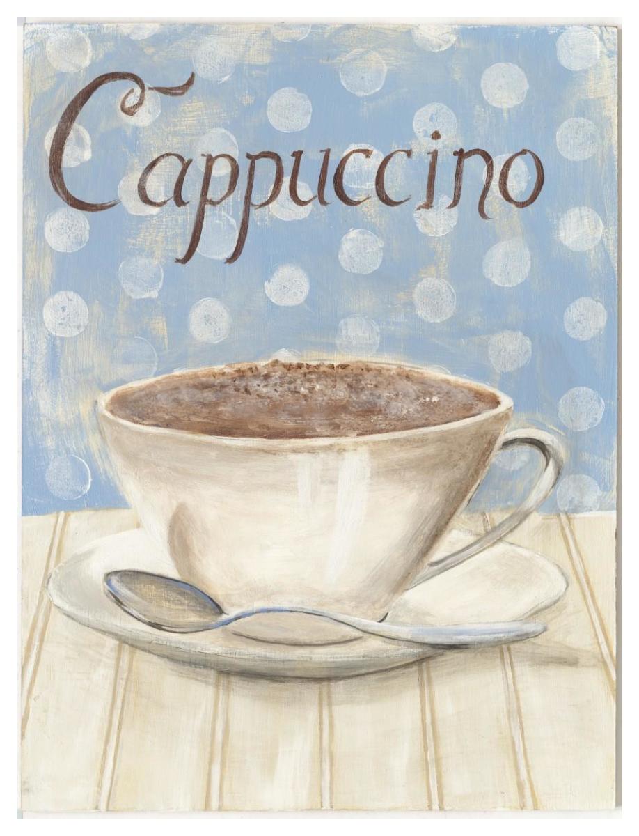 Cappuccino -Paper Art-38"x50"