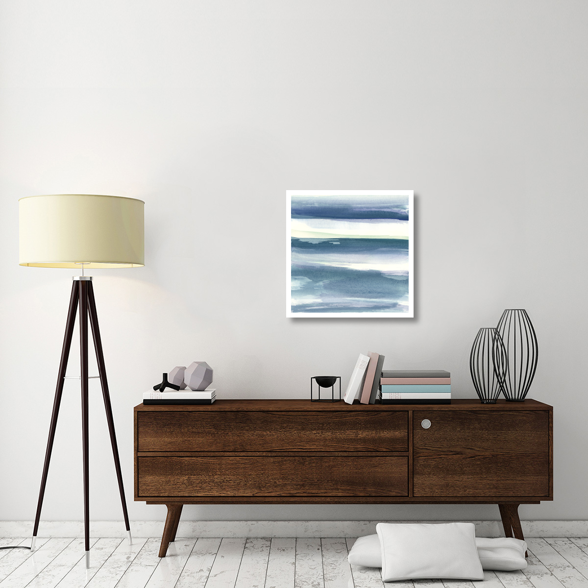 Mint Dawn I -Paper Art-26&quotx26"
