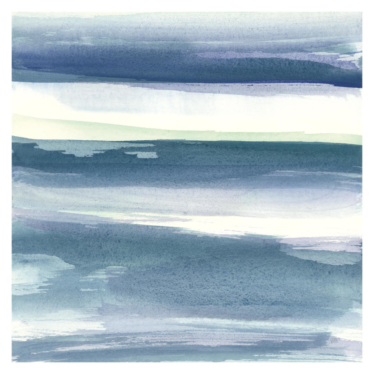 Mint Dawn I -Paper Art-32"x32"
