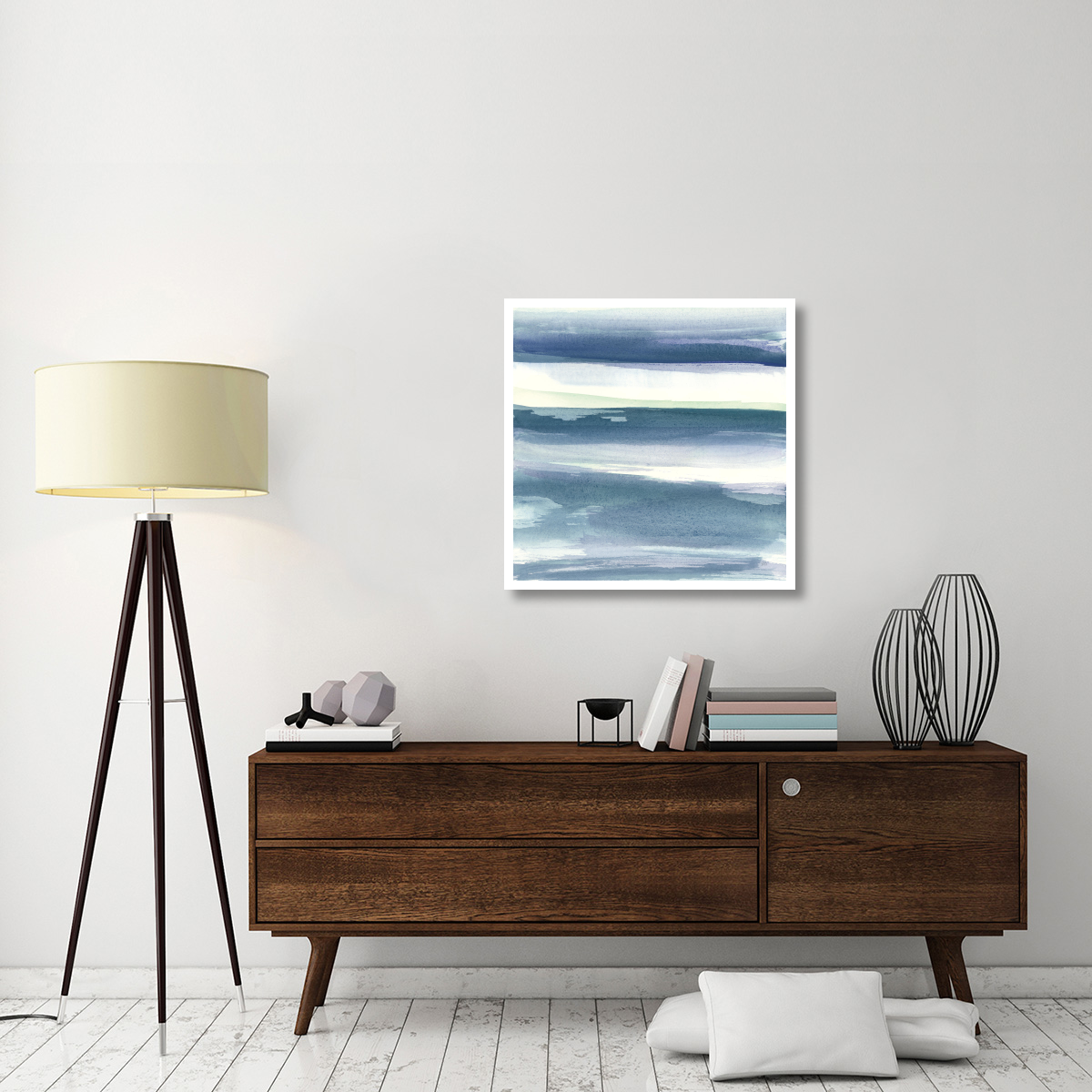 Mint Dawn I -Paper Art-32&quotx32"