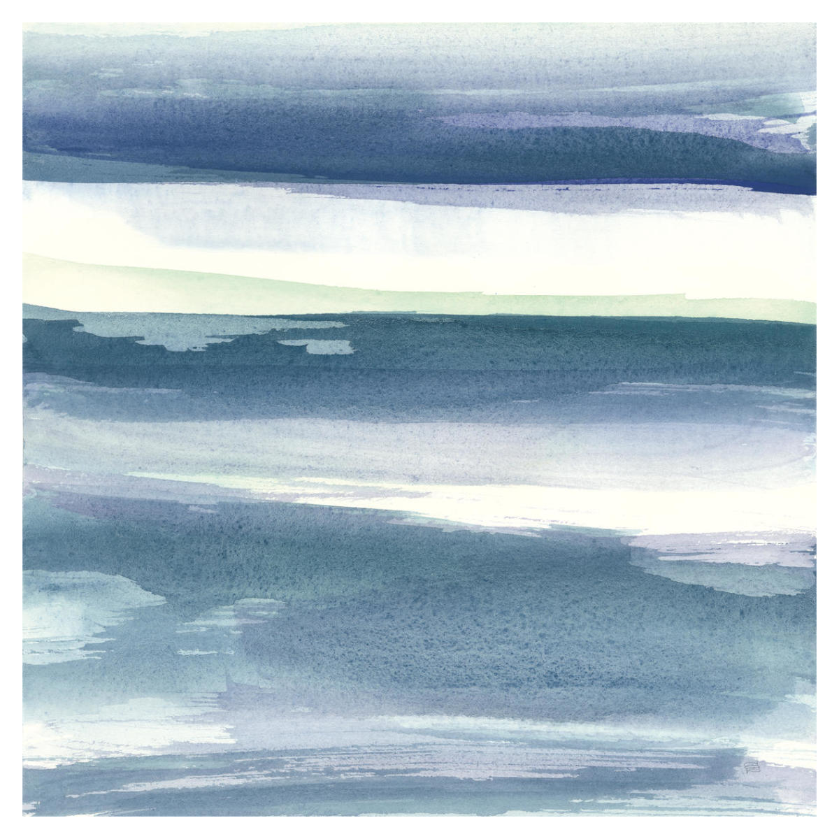 Mint Dawn I -Paper Art-38"x38"