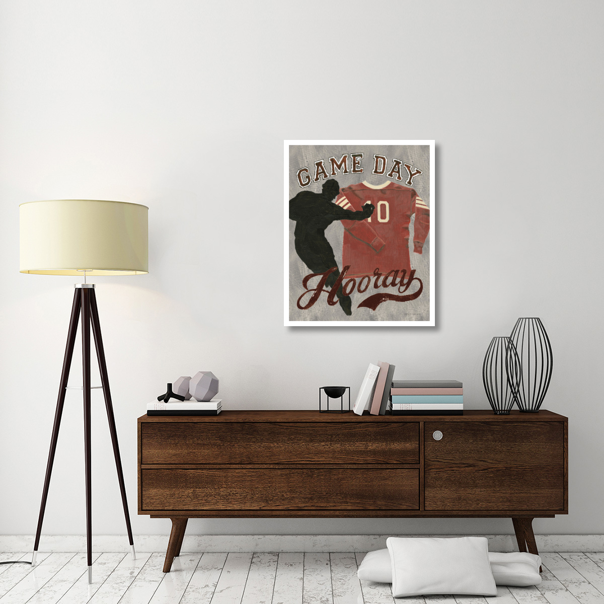 Game Day I -Paper Art-30&quotx37"