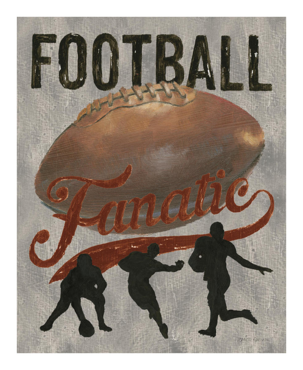 Game Day V -Paper Art-18"x22"