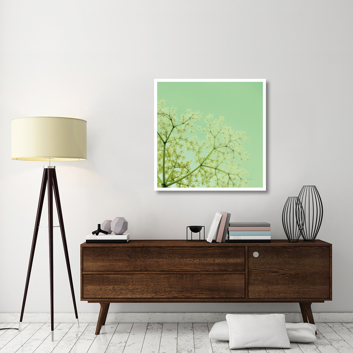 Cuckoo Flowers -Paper Art-38&quotx38"