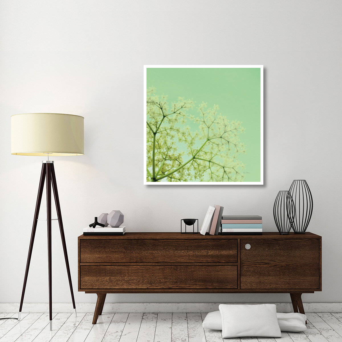 Cuckoo Flowers -Paper Art-42&quotx42"