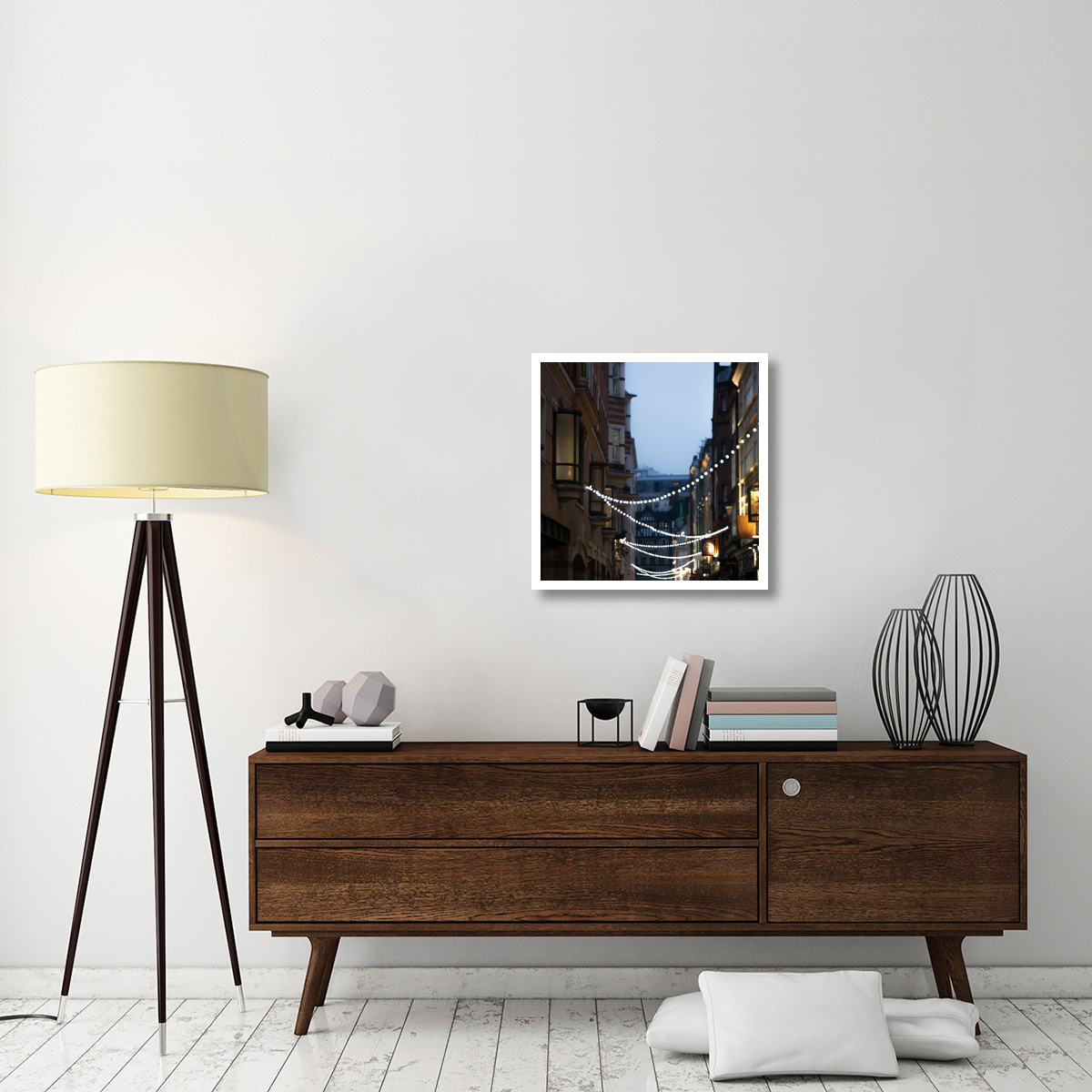 Lights in Soho -Paper Art-26&quotx26"
