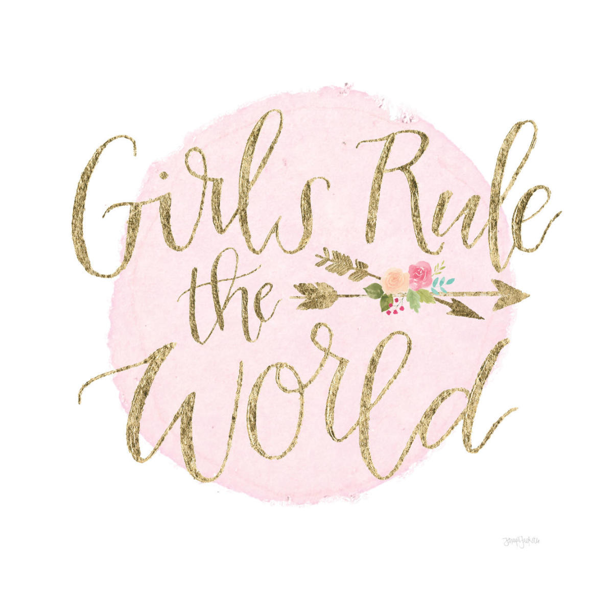 Girl Power III -Paper Art-20"x20"
