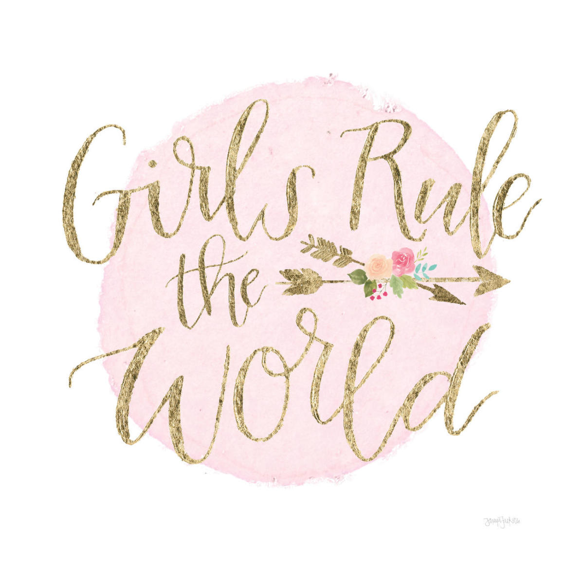 Girl Power III -Paper Art-26"x26"