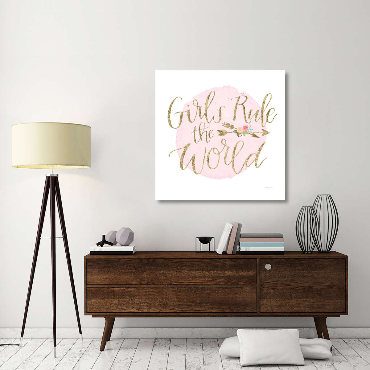 Girl Power III -Paper Art-42&quotx42"